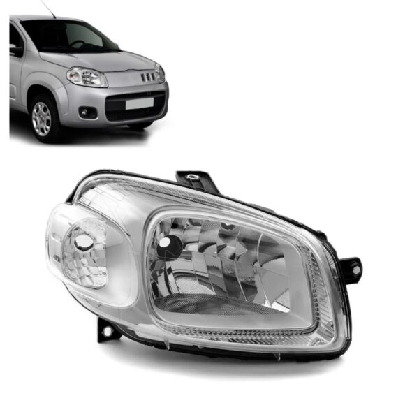 Farol Uno Way Attractive Vivace Economy 2011 A 2014 Cromado Lado Direito