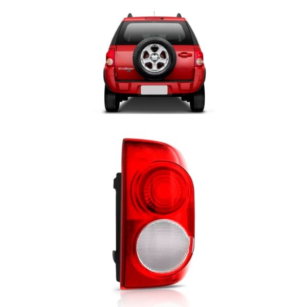 Lanterna Traseira Ecosport Freestyle 2008 A 2012 Cristal Lado Direito