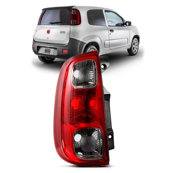 Lanterna Traseira Uno 2011 2012 2013 2014 Fumê Lado Esquerdo