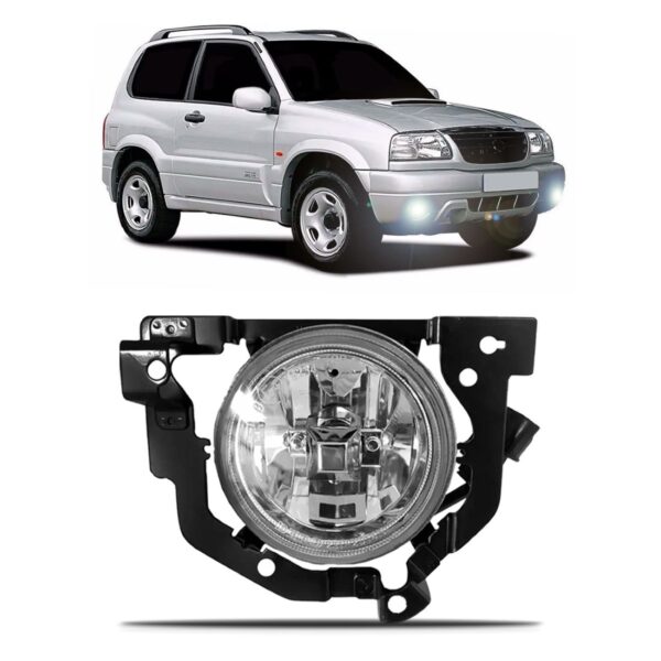 Farol Milha Auxiliar Grand Vitara Tracker 1999 A 08 1ª Linha - - Direito Passageiro