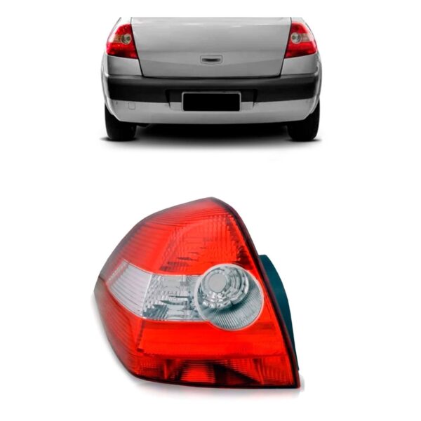 Lanterna Traseira Megane Sedan 2006 2007 2008 2009 1ª Linha Esquerdo
