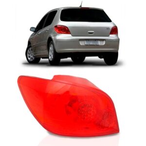 Lanterna Traseira Peugeot 307 2007 08 09 10 11 2012 Hatch Lado Esquerdo