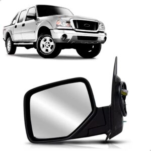 Retrovisor Ranger 2005 A 2009 Eletrico Capa Cromada Lado Esquerdo