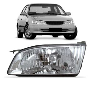 Farol Corolla Brasileiro 1998 1999 2000 2001 2002 1ª Linha - Esquerdo/motorista