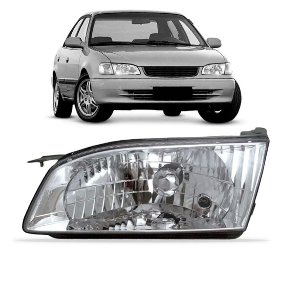 Farol Corolla Brasileiro 1998 1999 2000 2001 2002 1ª Linha - Esquerdo/motorista