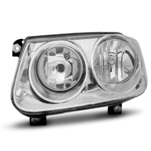 Farol Volkswagen Bora 2008 2009 2010 Manual Cromado 1ª Linha - Esquerdo/motorista