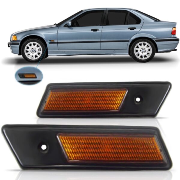 Lanterna Pisca Lateral Paralama Bmw 91 A 97 Cristal 1ª Linha - - Direito