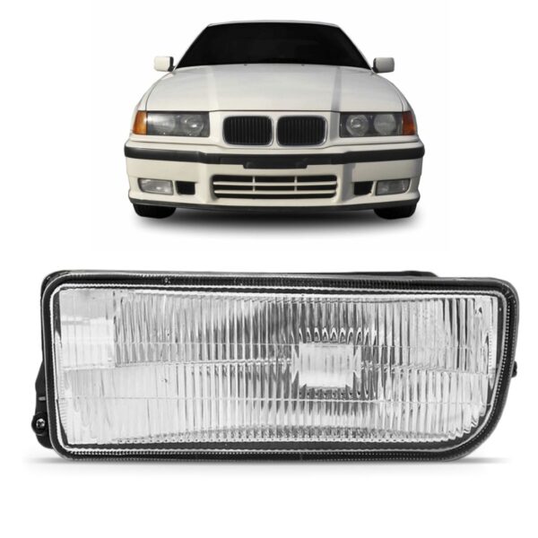 Farol Milha Auxiliar Bmw Serie 3 1991 1992 93 94 95 96 1997 Lado Esquerdo
