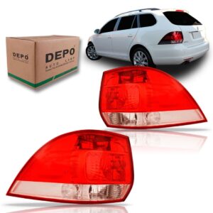Lanterna Jetta Variant Perua Sw Direito 2009 2010 2011 Vermelho