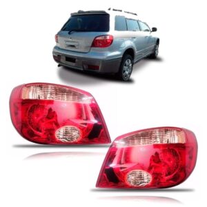 Sinaleira Traseira Airtrek 2005 2006 Vermelha E Rosa Lado Direito