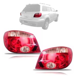 Sinaleira Traseira Airtrek 2005 2006 Vermelha E Rosa Lado Esquerdo