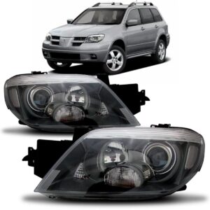 Farol Airtrek 2004 2005 2006 2007 08 Mascara Negra 1ª Linha Direito/passageiro