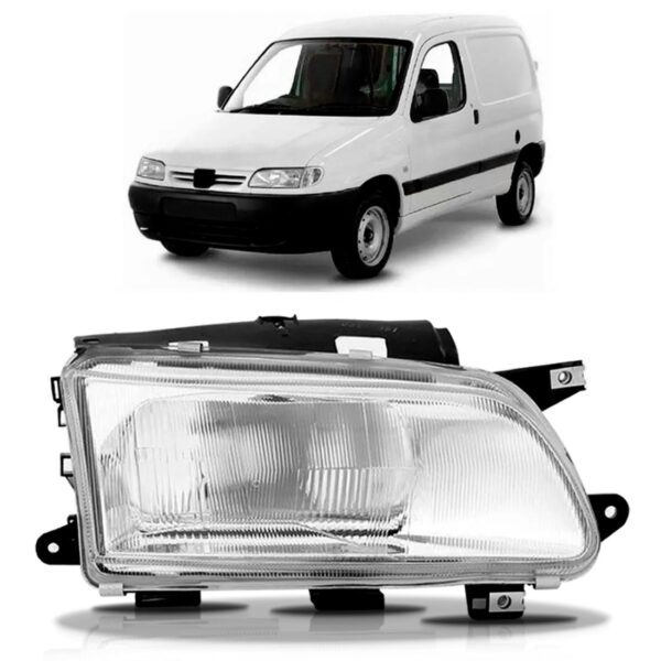 Farol Partner 98 1999 00 01 02 03 Com Foco Simples 1ª Linha Direito/passageiro