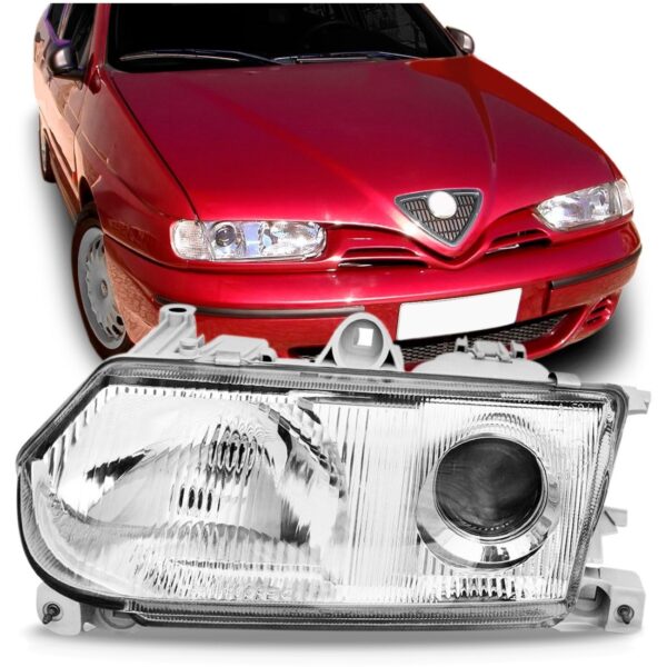 Farol Alfa Romeo 145 94 95 1996 1997 1998 1999 2000 1ª Linha - Esquerdo/motorista