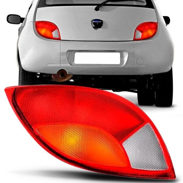 Lanterna Traseira Ka 1996 1997 1998 1999 2000 2001 Tricolor Lado Esquerdo