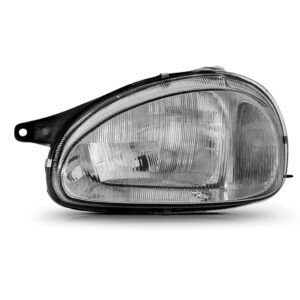 Farol Corsa 1994 95 1996 1997 98 99 Mascara Cromada 1ª Linha Esquerdo/motorista