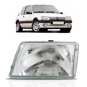 Farol Peugeot 205 1983 84 85 86 87 88 89 90 91 1992 1ª Linha Esquerdo/motorista