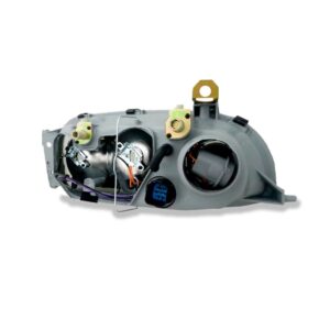 Farol Para Ford Fiesta 98 99 Cromado Pisca Cristal 1ª Linha Direito/passageiro