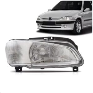 Farol Para Peugeot 106 1996 1997 98 99 00 01 02 03 1ª Linha Direito/passageiro