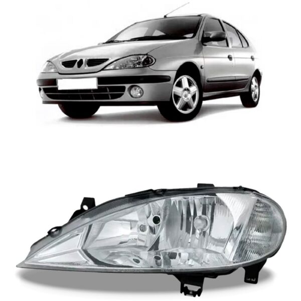 Farol Megane 1999 A 2002 Foco Duplo 1ª Linha Esquerdo/motorista