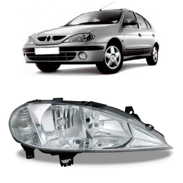 Farol Megane 1999 A 2002 Foco Duplo 1ª Linha - Direito/passageiro