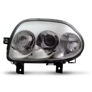 Farol Farolete Clio 1998 1999 2000 2001 Foco Duplo 1ª Linha - Esquerdo/motorista