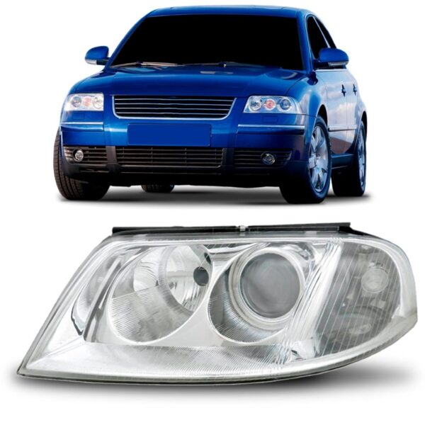 Farol Passat 01 02 03 04 05 Elétrico Sem Motor 1ª Linha Esquerdo/motorista