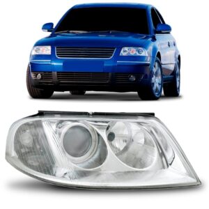 Farol Passat 01 02 03 04 05 Elétrico Sem Motor 1ª Linha Direito/passageiro