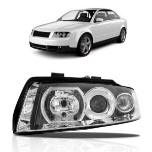 Farol Audi A4 2001 2002 2003 2004 Lado Esquerdo