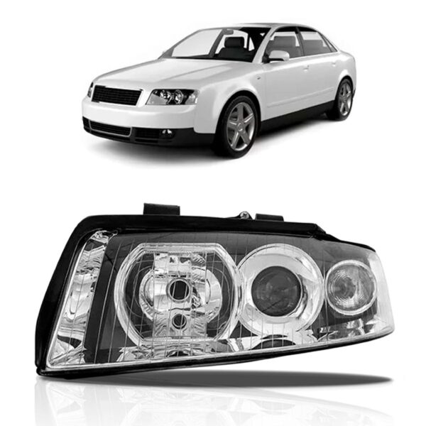 Farol Audi A4 2001 2002 2003 2004 Lado Esquerdo