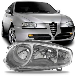 Farol Alfa Romeo 147 2001 2002 2003 2004 1ª Linha Esquerdo/motorista