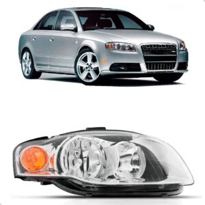 Farol Audi A4 2004 2005 2006 2007 Pisca Âmbar 1ª Linha Direito/passageiro
