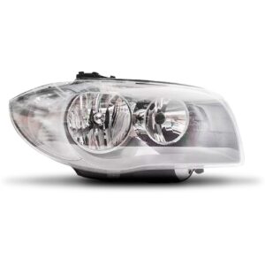 Farol Dianteiro Para Bmw 118i 06 A 11 Mascara Prata 1ª Linha Direito/passageiro