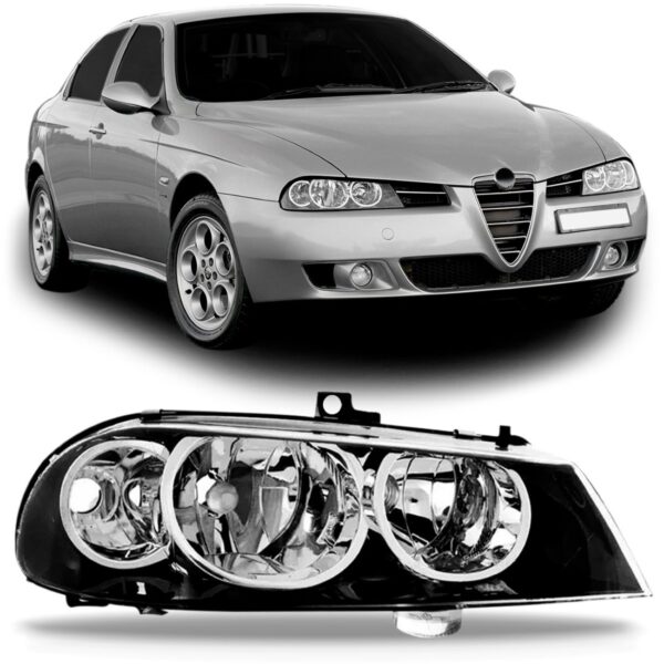 Farol Para Alfa Romeo 156 2003 2004 2005 1ª Linha - Direito/passageiro