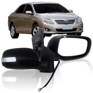 Retrovisor Corolla 2008 A 2012 Eletrico Retratil Com Pisca Lado Direito