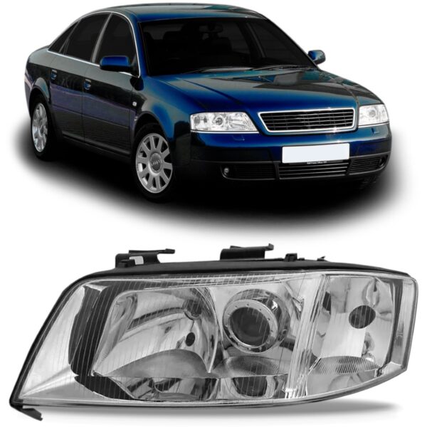Farol Audi A6 1997 1998 1999 Lado Esquerdo