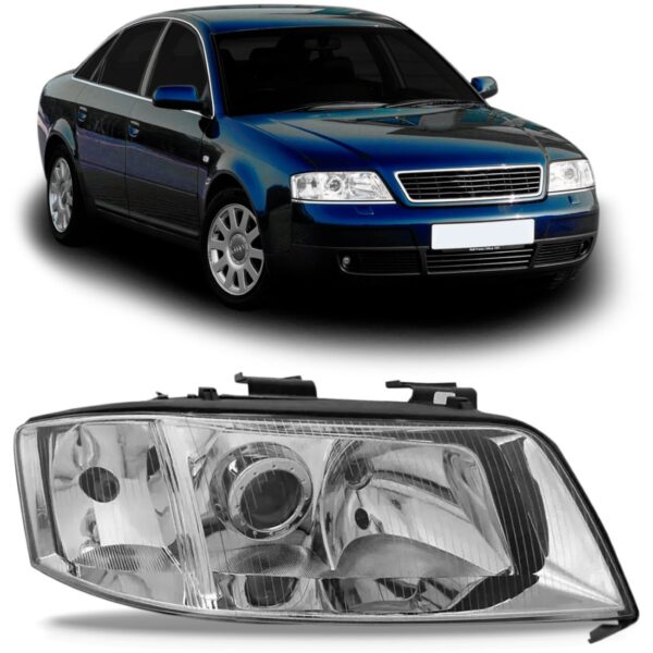 Farol Audi A6 1997 1998 1999 Lado Direito