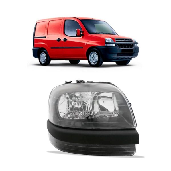 Farol Doblo 2002 A 2009 C/ Auxiliar Fume 1ª Linha - Direito/passageiro