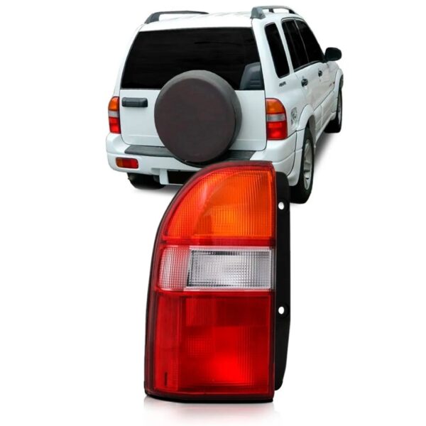 Sinaleira Traseira Grand Vitara 1998 A 2002 Tricolor Lado Esquerdo