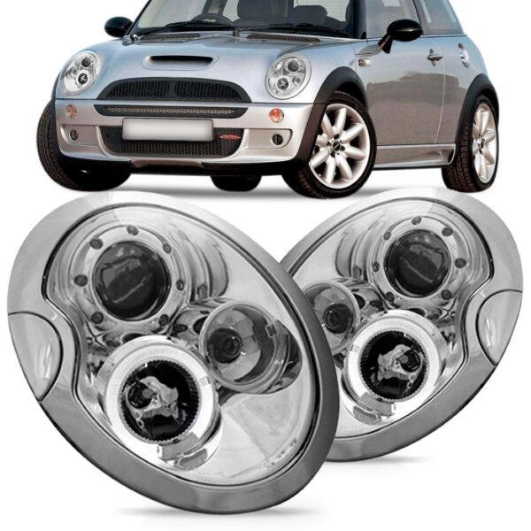 Farol Mini Cooper 2001 A 2004 Eletrico 1ª Linha Direito/passageiro