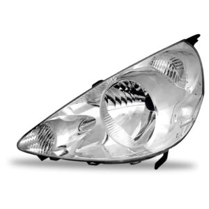 Farol Para Fit 04 05 2006 07 08 Cromado Cor Cristal 1ª Linha - Esquerdo/motorista