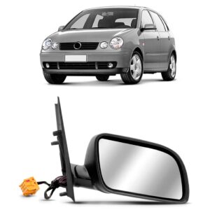 Retrovisor Polo 03 04 05 06 07 08 2009 Eletrico C/ Sinaleira Lado Direito