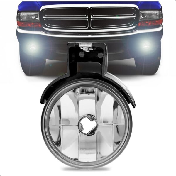 Farol Neblina Dakota Dianteiro 1997 1998 1999 2000 1ª Linha Esquerdo Motorista