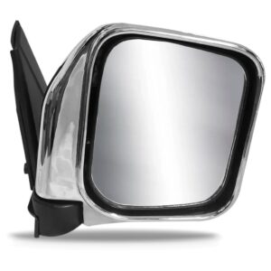 Retrovisor Pajero 1993 1994 1995 1996 1997 Fixo Cromado Lado Direito