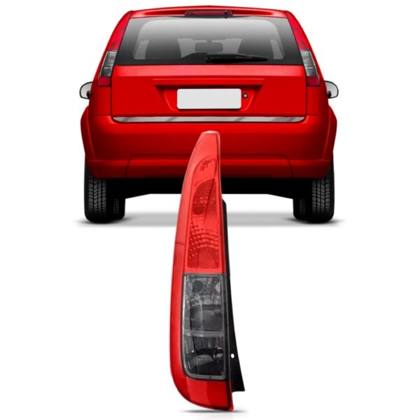 Sinaleira Traseira Fiesta 2010 A 2014 Hatch Fume Lado Esquerdo