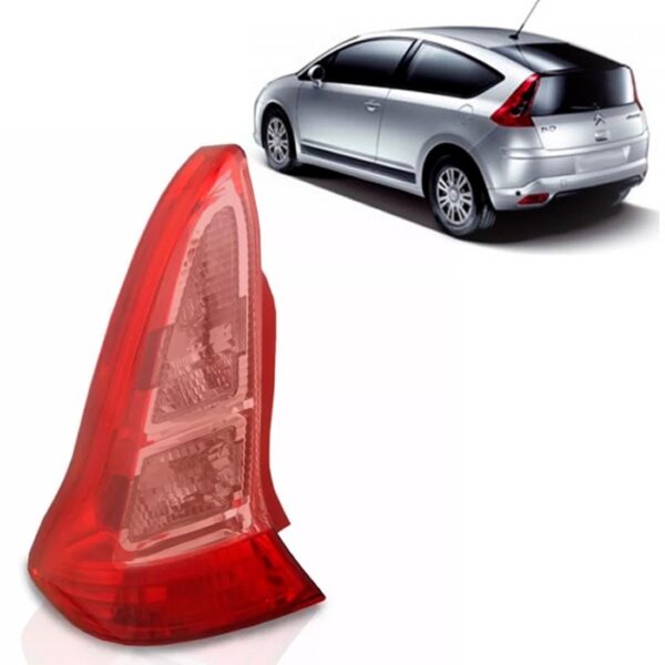 Lanterna Traseira C4 2006 A 2007 Sport Vtr Vermelha/rosa  Lado Esquerdo