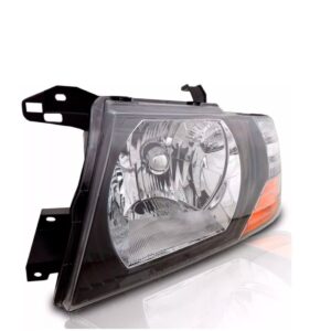 Farol Pajero Full 2001 A 2002 Mascara Negra 1ª Linha - Esquerdo/motorista