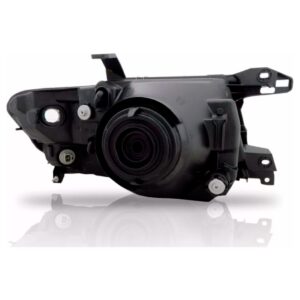 Farol Pajero Full 2001 A 2002 Mascara Negra 1ª Linha - Esquerdo/motorista