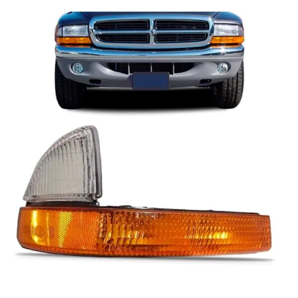 Sinaleira Seta Dianteira Dakota 1998 A 2004 Âmbar/cristal Lado Direito