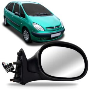 Retrovisor Picasso 1999 00 2001 02 2003 2004 Elétrico Preto Lado Direito